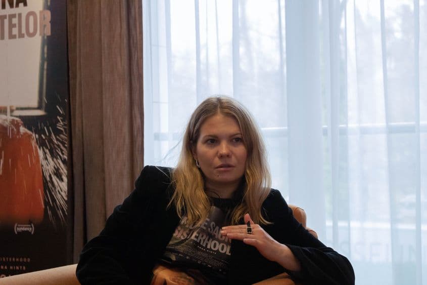 Marianne Ostrat, producătoarea filmului „Sauna secretelor”. Foto: Mircea Pătrașcu