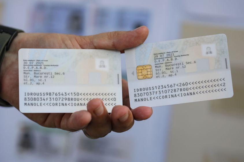 Carte electronică de identitate. Foto: Inquam Photos / Octav Ganea