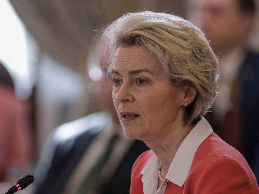 Ursula von der Leyen la București, promovând Pactul pentru Energia Verde. Inquam Photos / George Călin