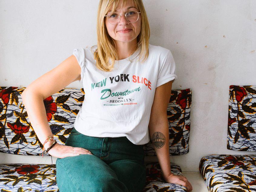 Ecaterina Paraschiv (38 de ani) a deschis restaurantul Ibrik în Paris. Foto: Pierre Lucet-Penato