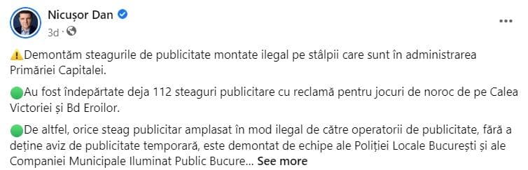 captura Nicusor Dan. sursa: facebook.com/NicusorDan