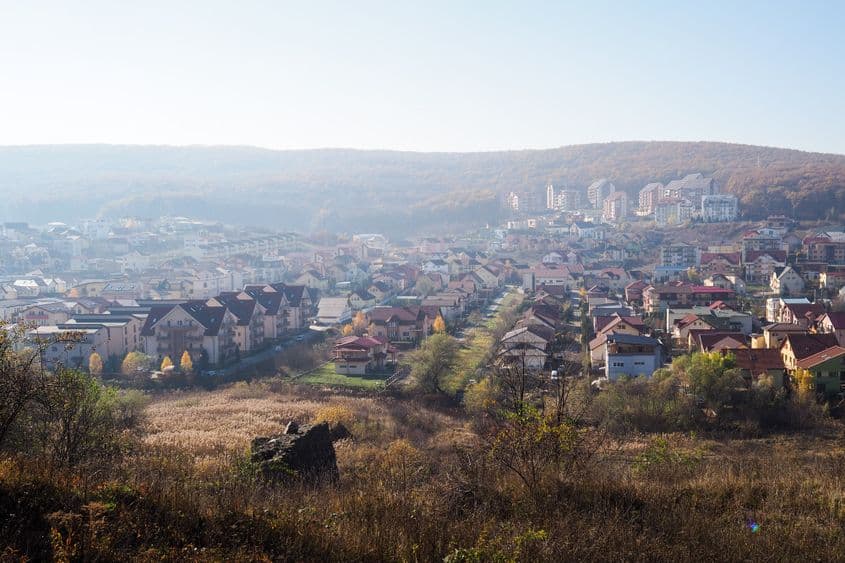 Extensia din pădurea Făget a cartierului Mănăștur.