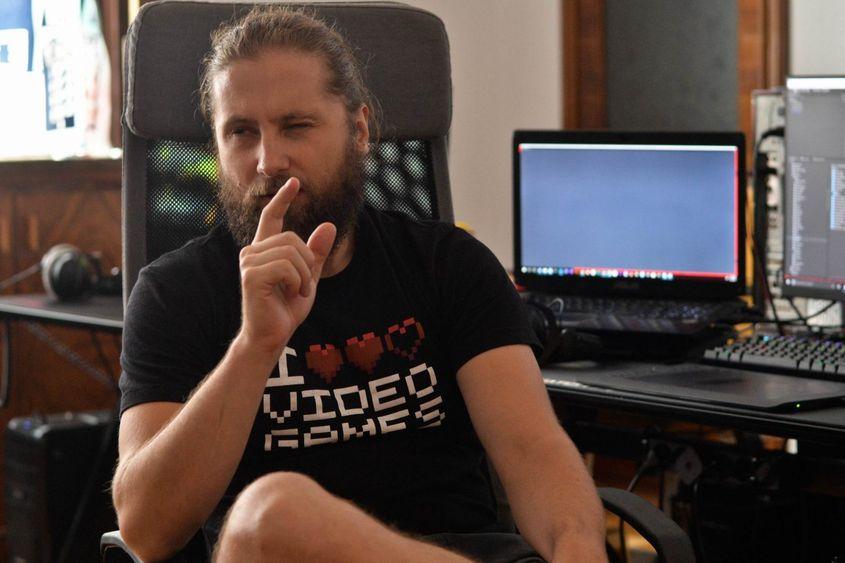 Cristian Diaconescu, director creativ la Sand Sailor Studios. Foto: Lucian Muntean