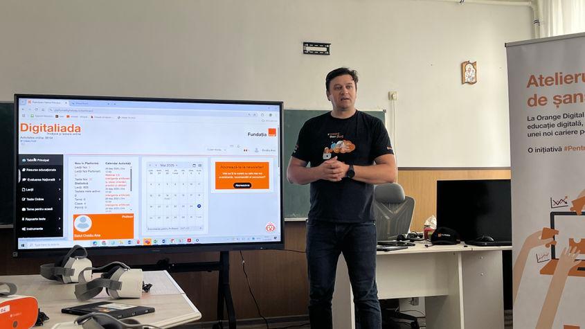 Ovidiu Ana, directoul Fundației Orange. Foto: Cristina Foarfă
