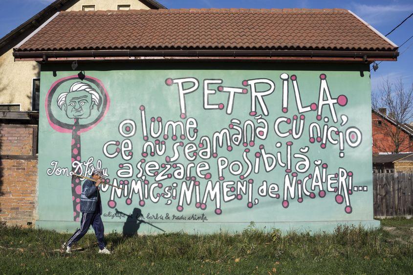 Un citat de I.D. Sârbu, la intrarea în Petrila