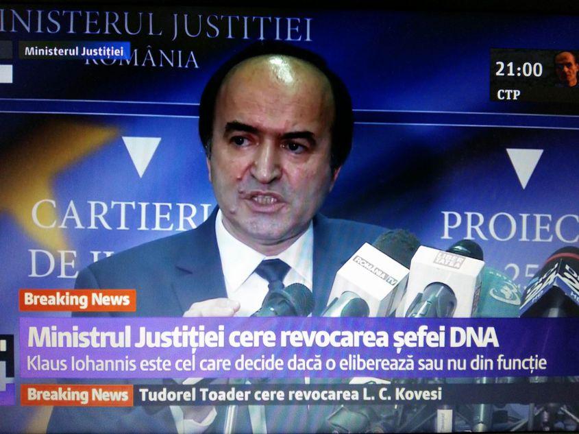 Tudorel Toader. Captură foto: Digi 24
