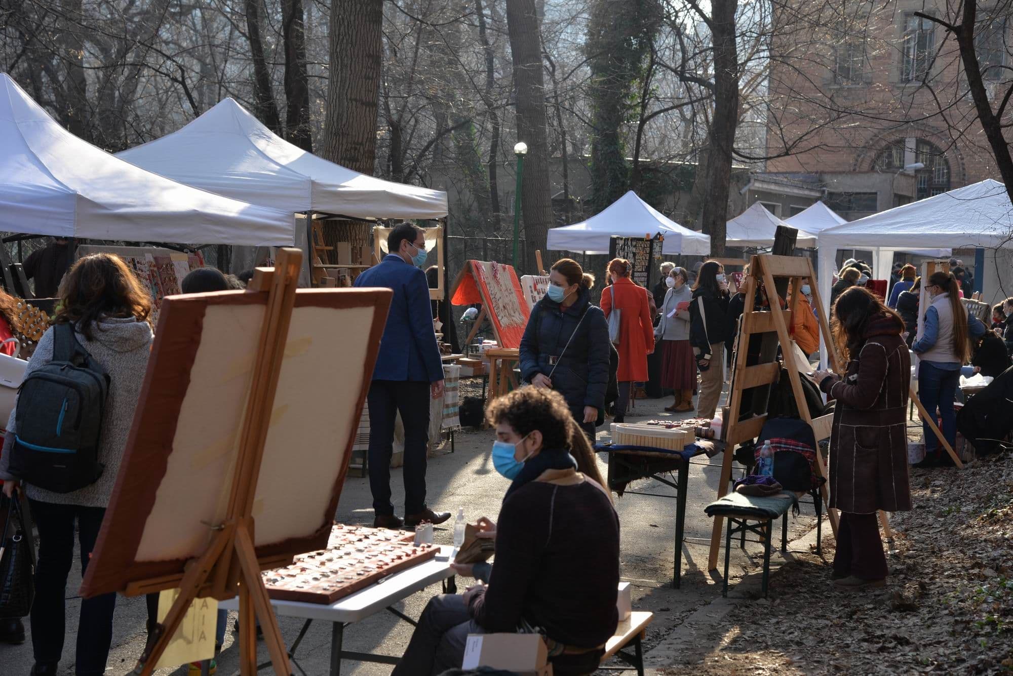 Târgul Mărțișorului la Muzeul Țăranului Român. Foto Lucian Muntean