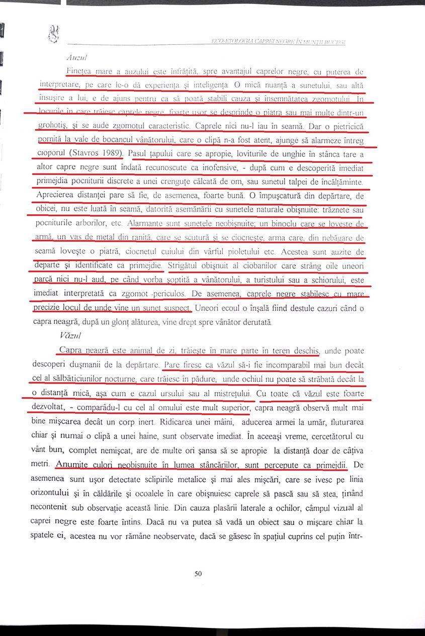 Pagina 50 din lucrarea „incipientă”.