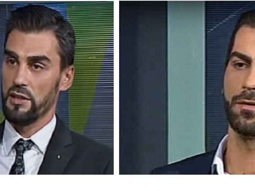 Frații Antoniu Zamfir (în stânga) și Gabriel Zamfir. (Capturi tv)