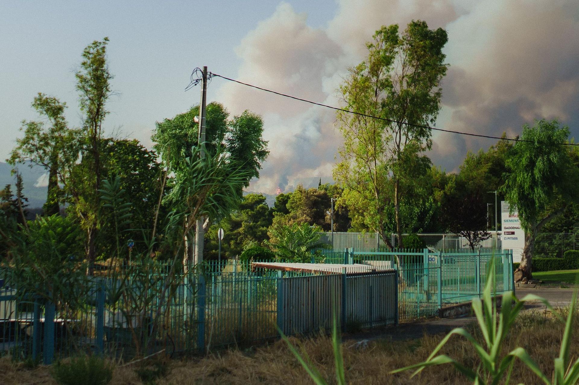 Incendiu în Atena, august 2021. Foto: Ioana Epure