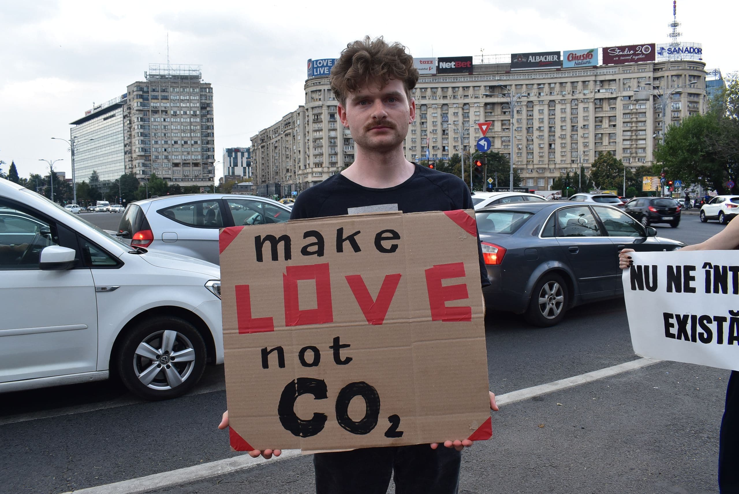 Johann are 26 de ani, este din Berlin, și a venit la București ca student Erasmus. Foto: Lavinia Niță