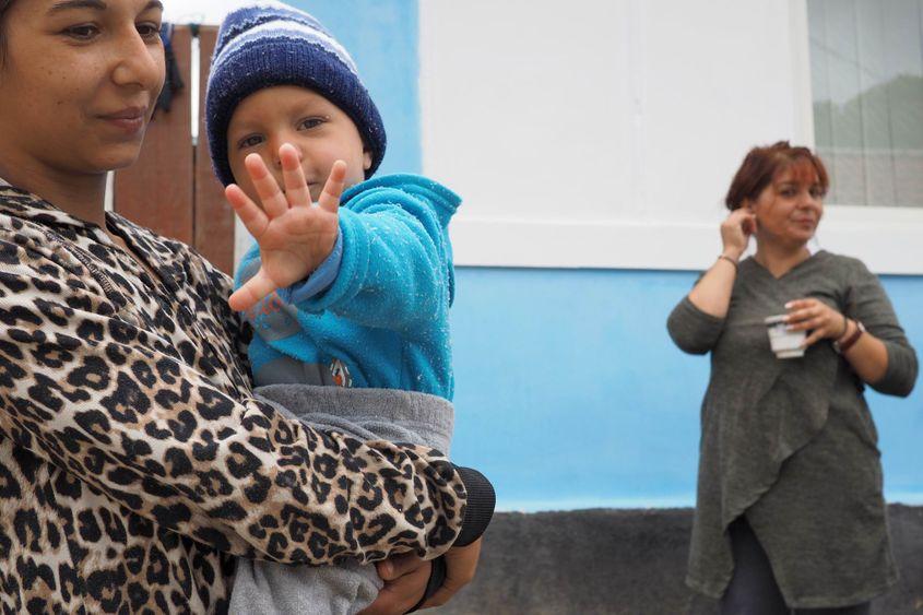 Imagine din cartierul Măgura al oraşului Bocşa (Caraş-Severin), unul dintre focarele de rujeolă din Banat. Foto: Voicu Bojan