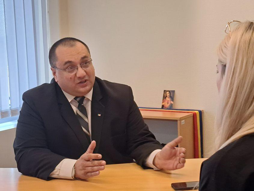 Eurodeputatul Cristian Terheș, grupul ECR, consideră că forma actuală a Pactului Verde European ar putea duce la subminarea proiectului european Foto: Mălina Gîndu