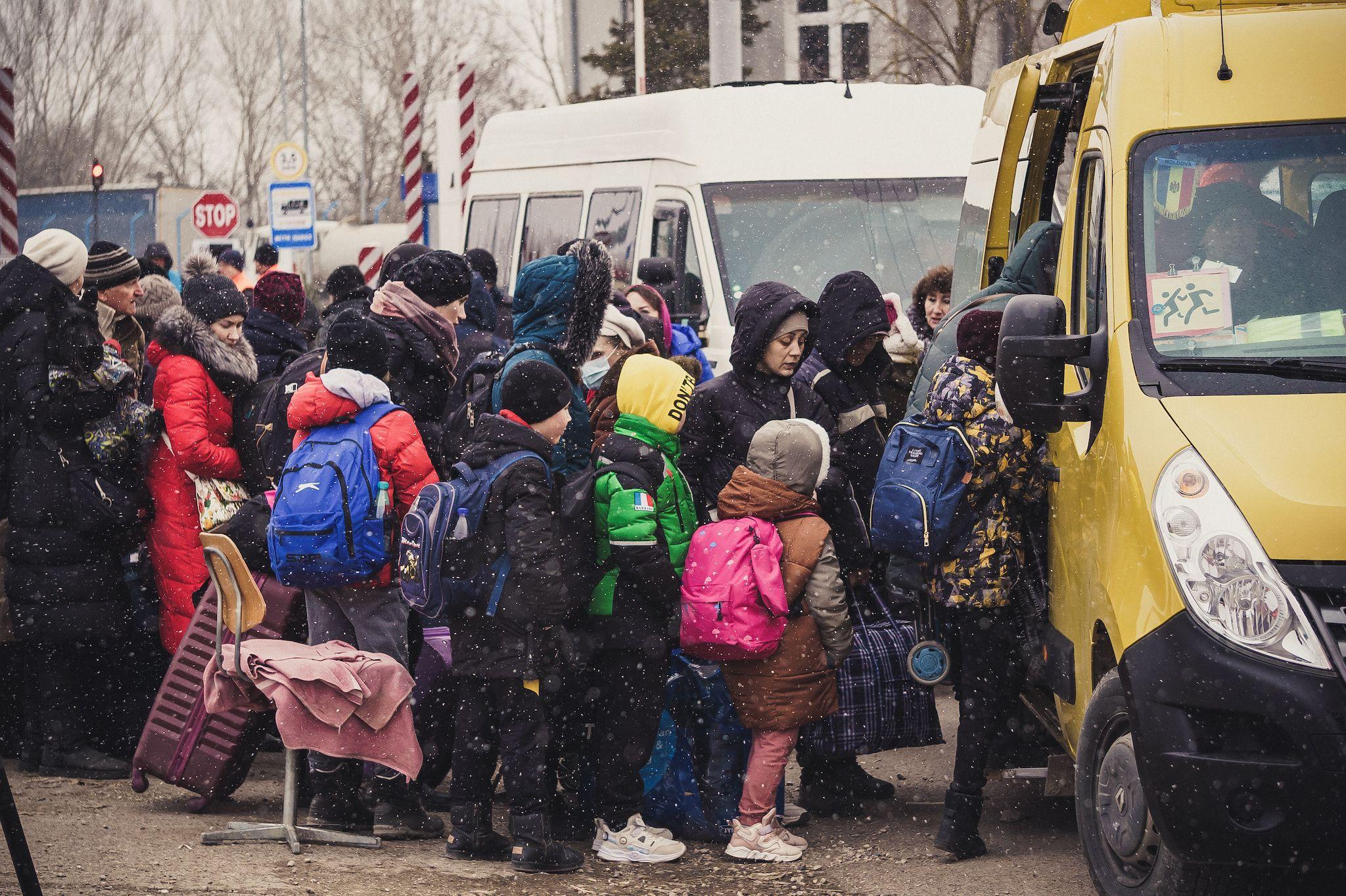<meta charset="utf-8">Refugiați ucraineni la Palanca, Republica Moldova. Foto: Ioana Epure