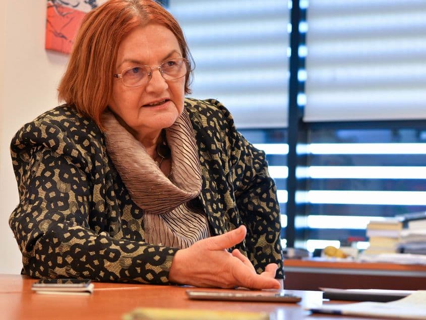 Profesoara Mihaela Miroiu a introdus în România primele cursuri de teorie feministă. Fotografii: Lucian Muntean