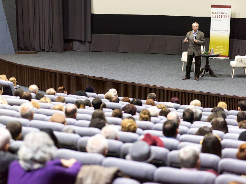 Dan Puric a susţinut o conferinţă la Cluj joi, 24 noiembrie. Foto: Raul Ștef