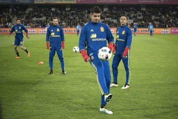 Rezerve de lux pentru spanioli: Alvaro Morata, Juan Mata și Alcantara. Primii doi au intrat în repriza secundă.