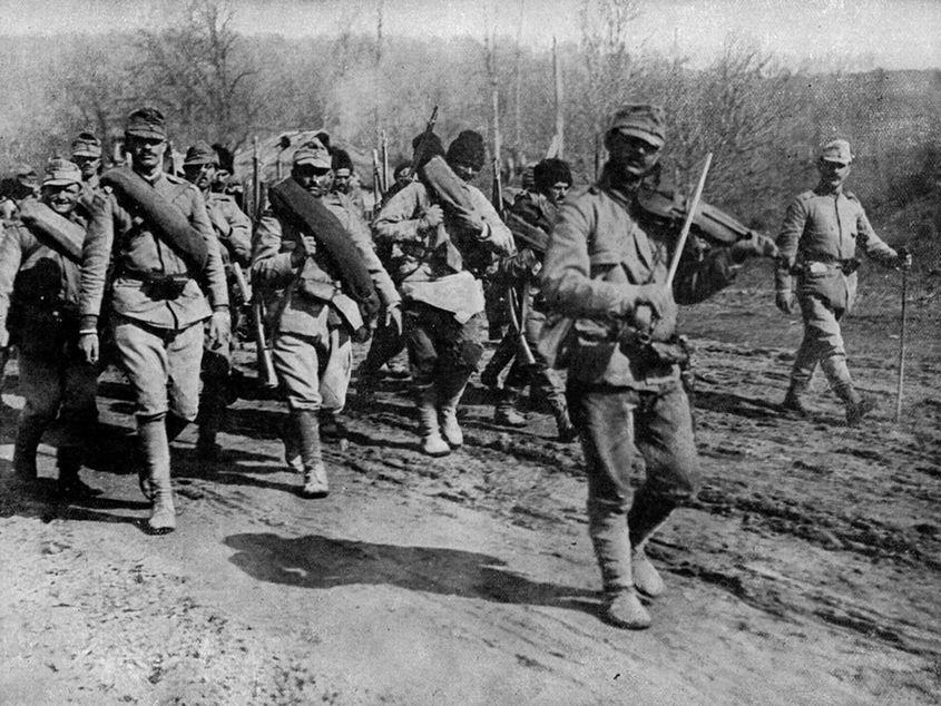Militari români în Primul Război Mondial. Sursa foto: AsociatiaPleniceanu.com