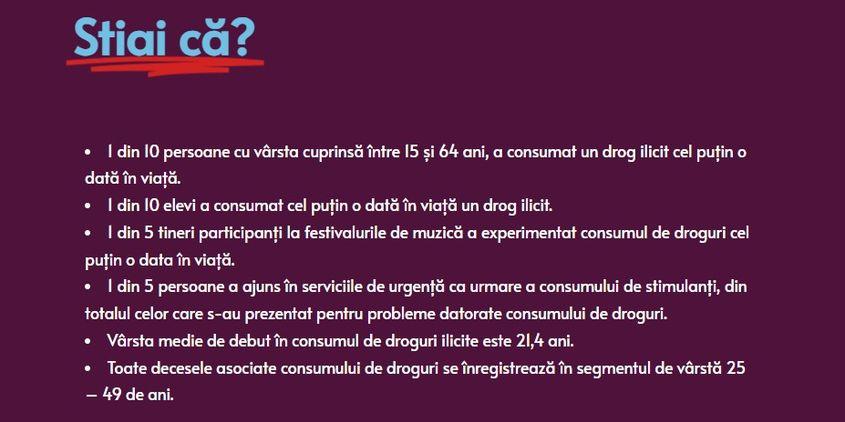 După ce PressOne a cerut instituției să justifice cifrele, Autoritatea Națională Antidrog a modificat informația pe site, fără să comunice public că a greșit. Foto: PressOne