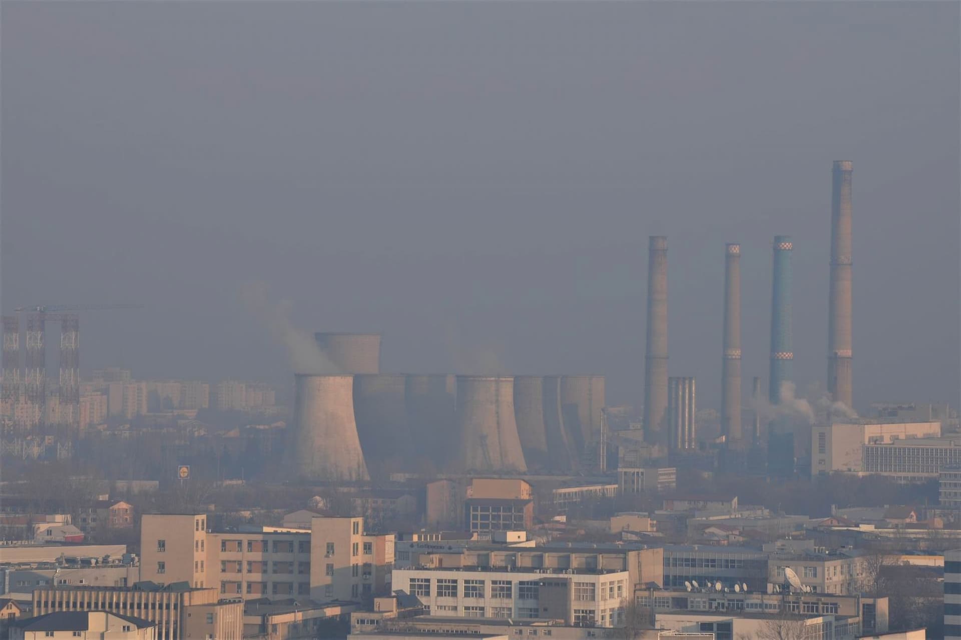 Poluarea aerului în București. Foto: Lucian Muntean