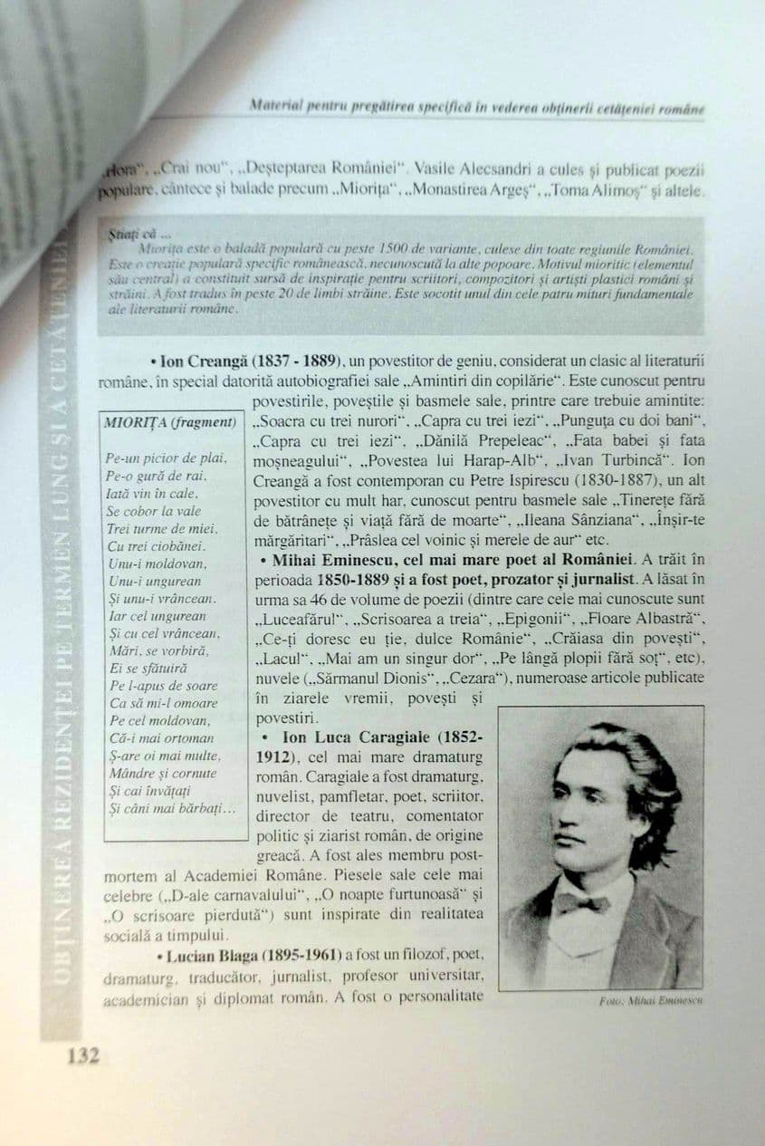 Facsimil din volumul studiat de Percival pentru a obţine cetăţenia.