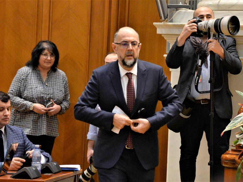 Kelemen Hunor participă la investirea Cabinetului Dăncilă în Parlament. Foto: Lucian Muntean