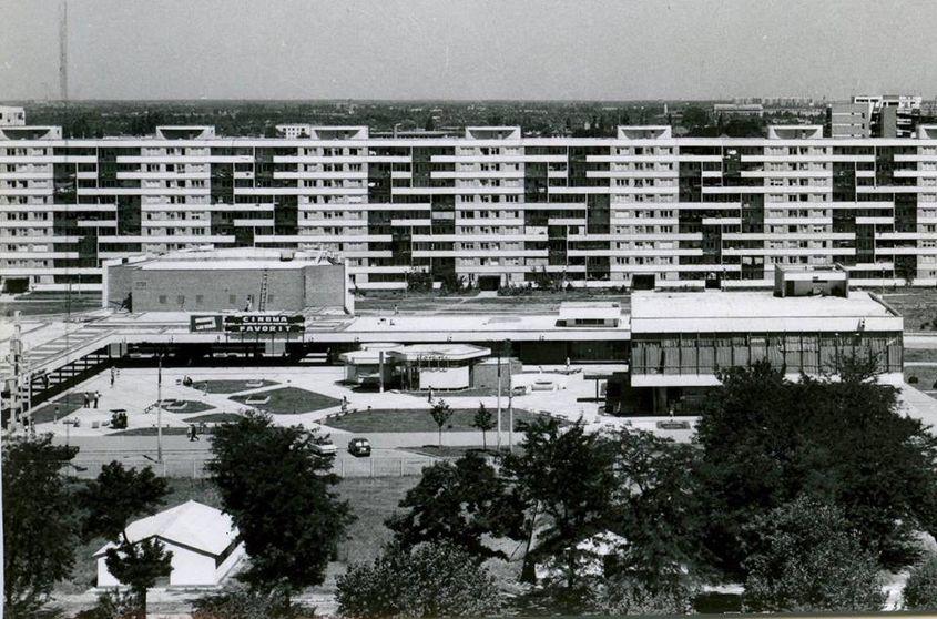 Vedere spre cinematograful Favorit în perioada anilor ’60-70. Foto: Grupul Inițiativa Favorit
