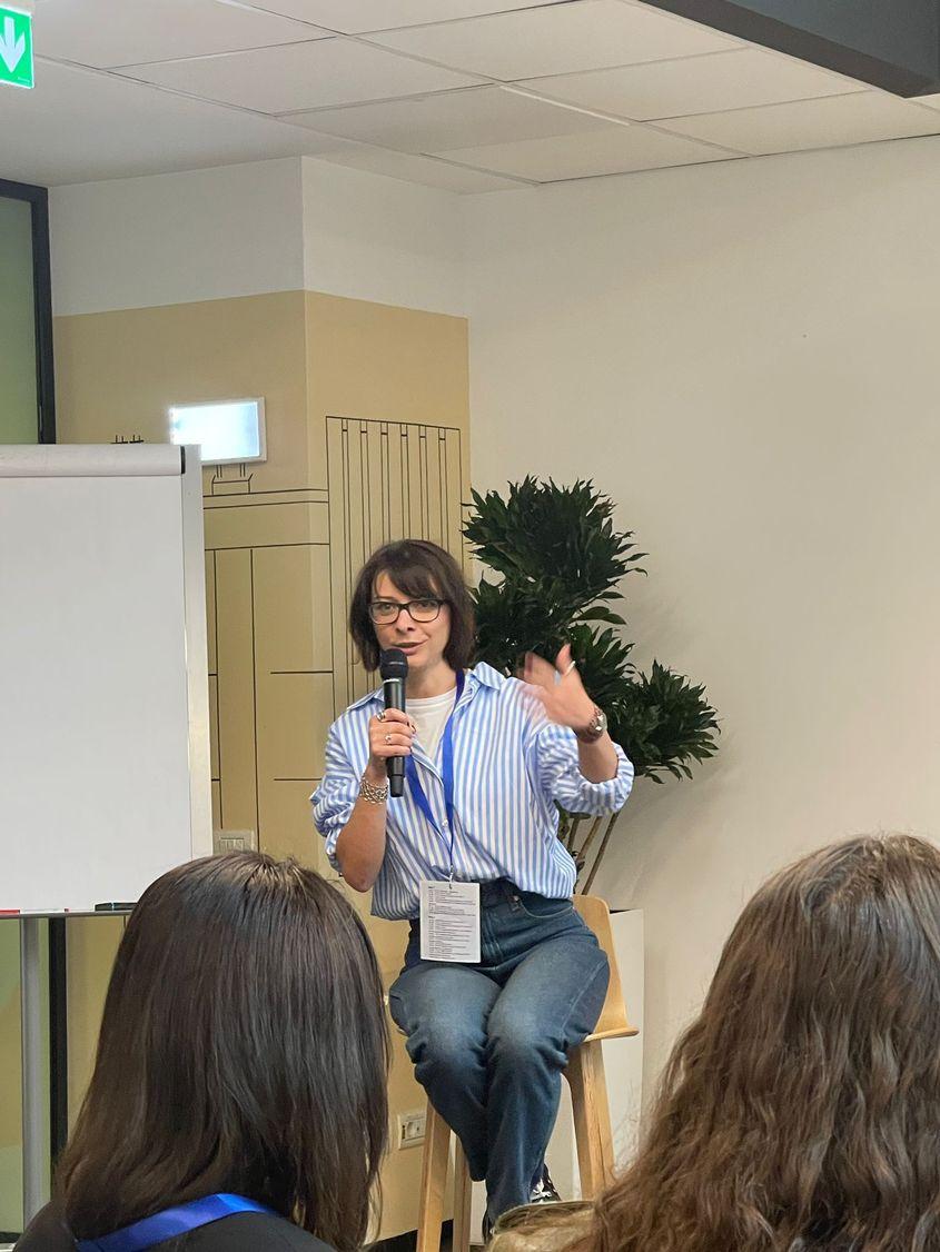Ioana Epure, director editorial PressOne, la EPIC UnConference, aprilie 2024