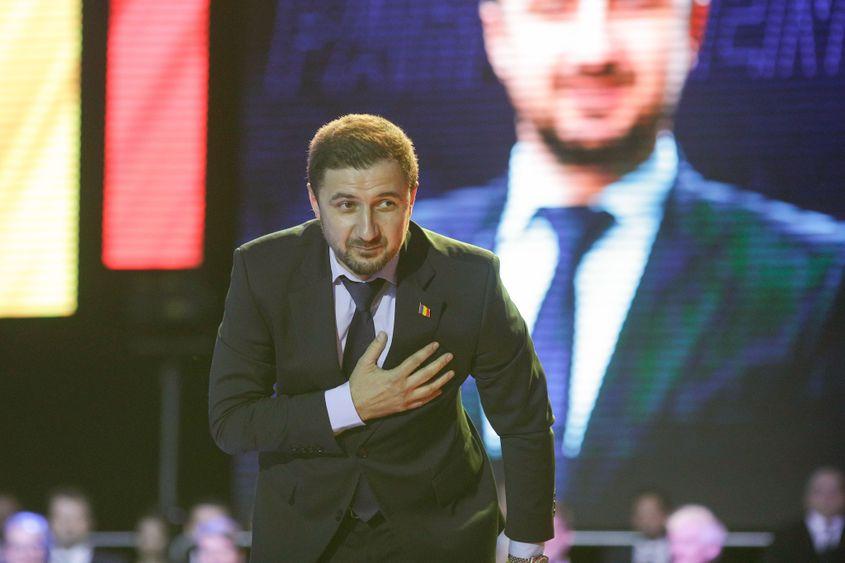 Axinia Adrian George. Alianţa pentru Unirea Românilor (AUR) lansează lista de candidaţi la alegerile europarlamentare din 2024, la Arenele Romane din București, 22 iulie 2023. Inquam Photos / George Călin