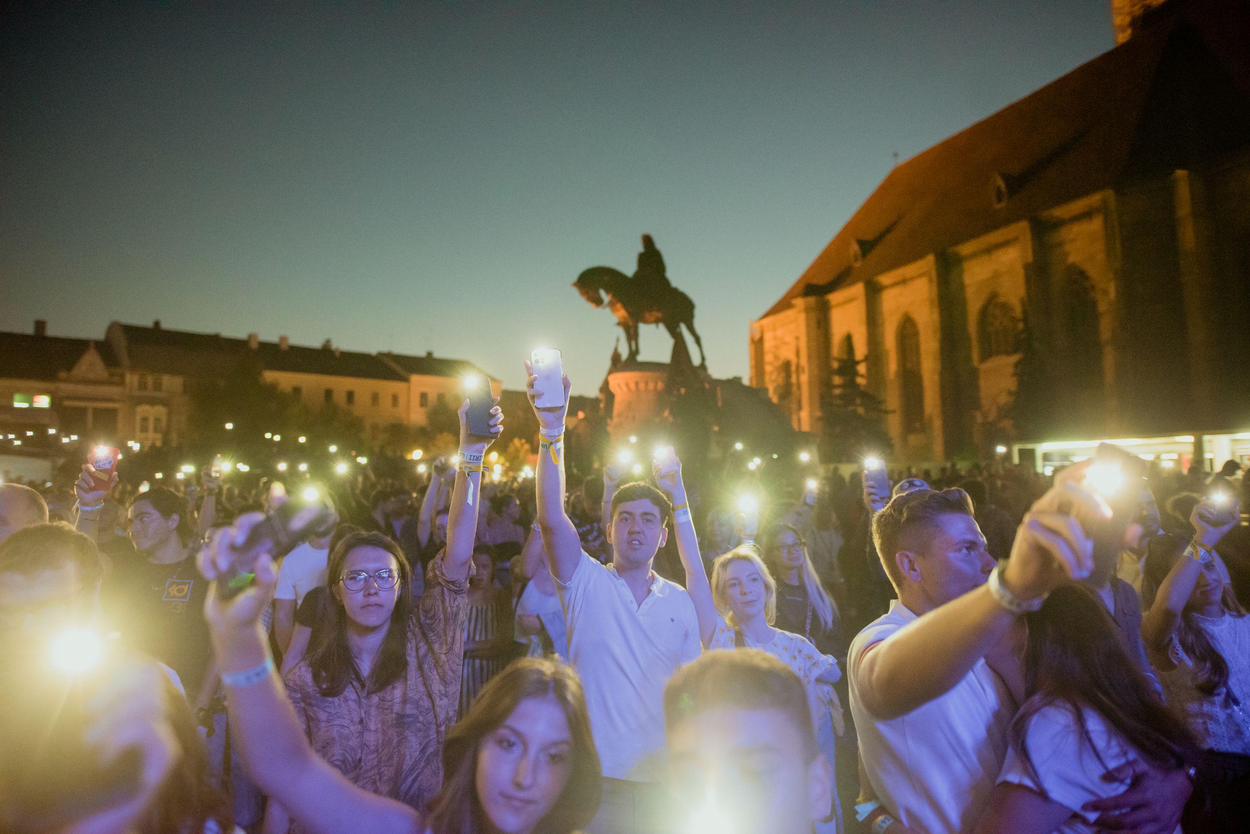 Piața Unirii din Cluj a fost kilometrul 0 al EC Special Fotografii (c) Electric Castle