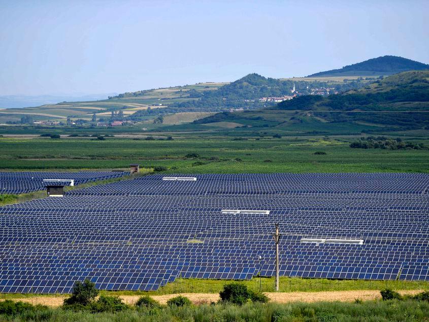 Solar panels in Lechinta, Bistrița-Năsaud. Photo: Inquam Photos/Alex Nicodim
