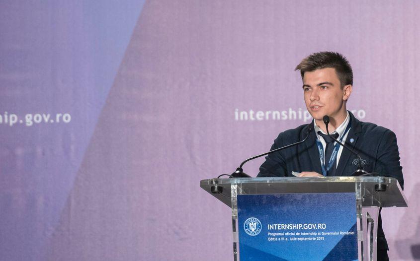 Cristian Botan, fondatorul Programului de Internship FOTO (c) Facebook Internship Guvernul României