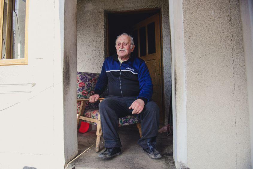 Gheorghe Ștefan, 84 de ani. Foto: Ioana Epure