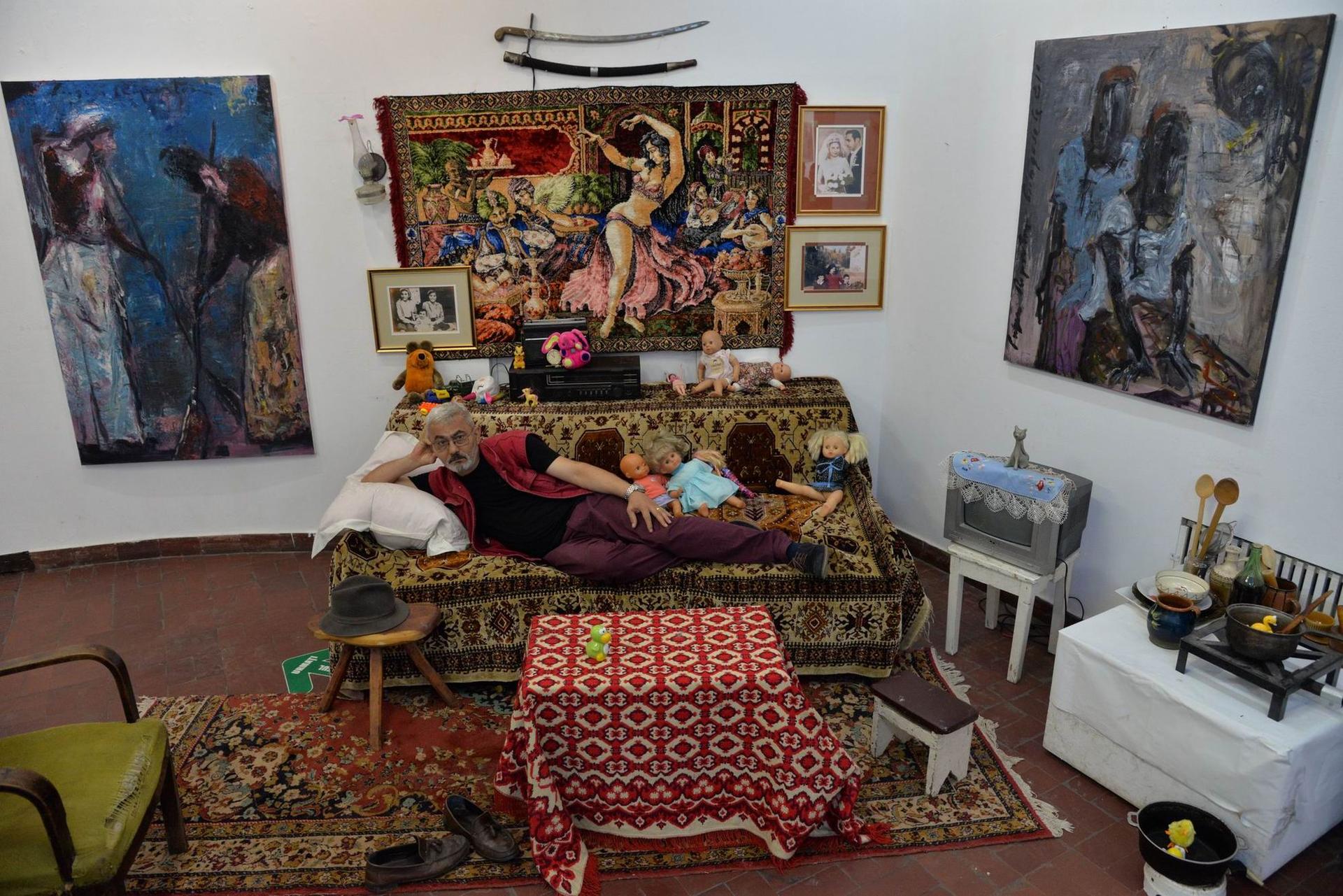 <em>„Viețile romilor contează” - Eugen Raportoru - Căminul Artei. Foto Lucian Muntean</em>