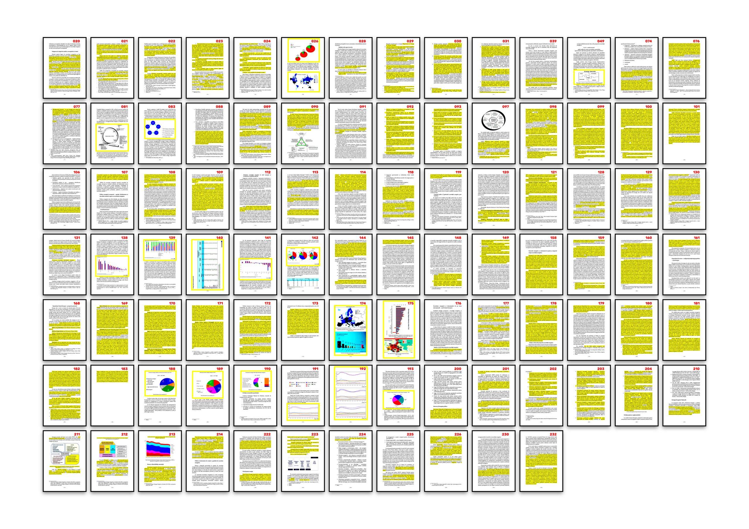 Marcat cu galben, conținutul pe care Lucian Bode l-a plagiat din peste 40 de lucrări-sursă în cartea pe care a publicat-o în 2021, într-un tiraj de 100 de exemplare, la Editura CA Publishing. Volumul reproduce teza de doctorat a ministrului Bode, pe care Universitatea "Babeș-Bolyai" a declarat-o plagiată în ianuarie 2023. Consiliul Național de Etică a hotărât totuși la 18 mai 2023, ignorând dovezile, că volumul nu este plagiat.