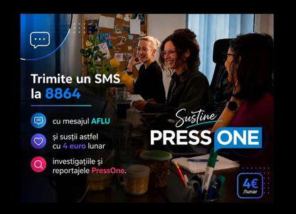De azi, poți finanța o anchetă PressOne cu un SMS: trimite AFLU la 8864