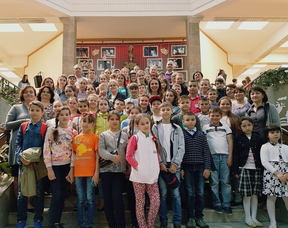 Elevii liceelor din Tiraspol, Bender, Comrat și Taraclia în cadrul proiectului Cultura Bus, în 2017. Foto arhiva ARBOR.