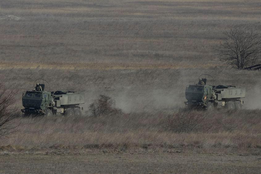 Trageri cu rachete efectuate de armatele franceză și română și prezentare de tehnică militară în timpul exercițiului EAGLE ROYAL 23 în Centrul Național de Instruire pentru Apărare Antiaeriană General de brigadă Ion Bungescu, Capu Midia, Constanța, 9 februarie 2023. Inquam Photos / Octav Ganea