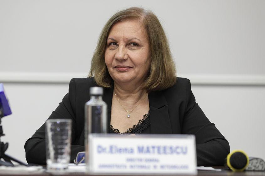 Elena Mateescu, directorul general al Administratiei Nationale de Meteorologie, susține că este ținta unei „campanii orchestrate”. Foto: Inquam Photos / Sabin Cirstoveanu