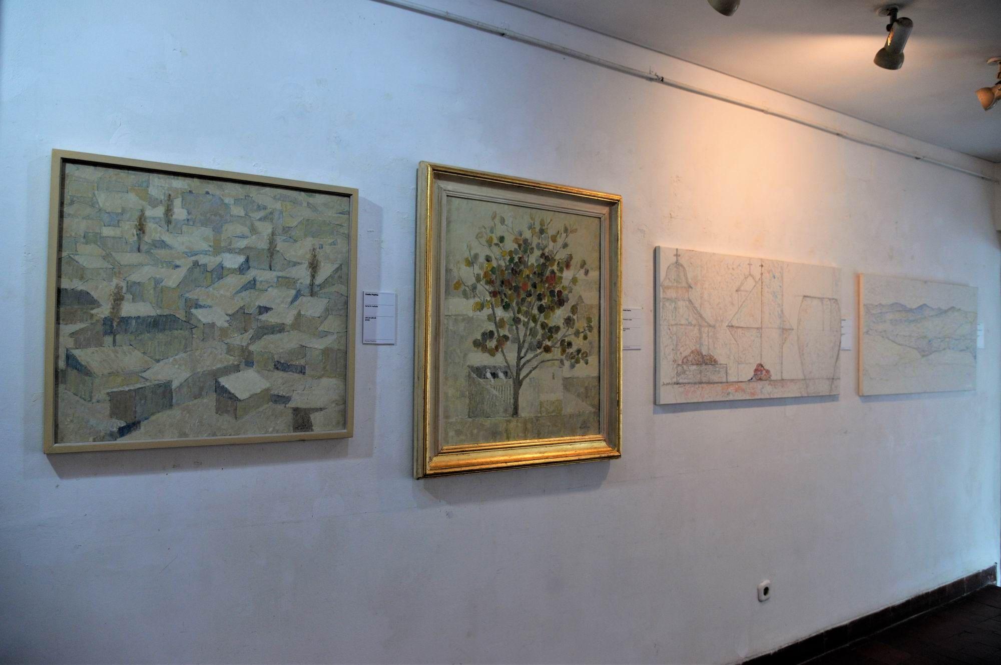 Imagine din expoziția "Arte în București", de la galeria "Căminul Artei".