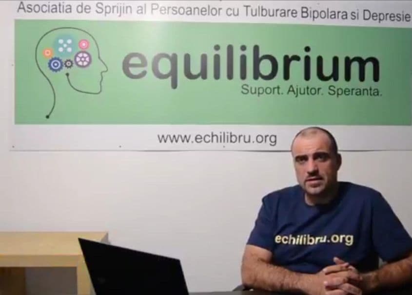 Andrei Nistor este președintele unei asociații care oferă suport persoanelor bipolare sau depresive FOTO: Arhiva personală