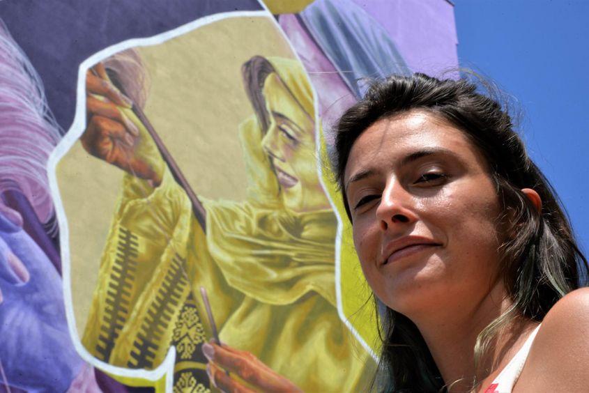 Iubita lui Recis, care i-a fost model pentru MOIRA. Foto: Lucian Muntean