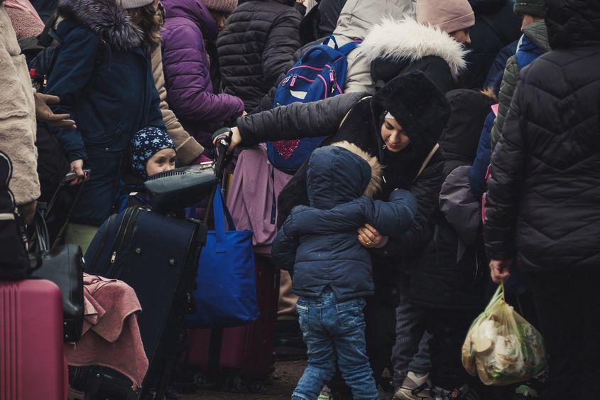Cei mai mulți refugiați ucraineni sunt femei și copii. Foto: Ioana Epure