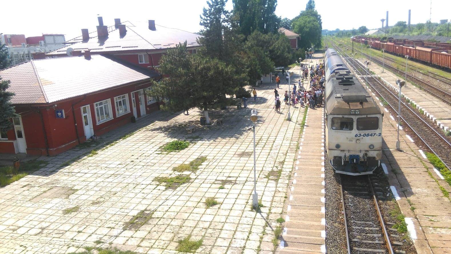 Gara Titu. Foto: Tudor Măcicășan