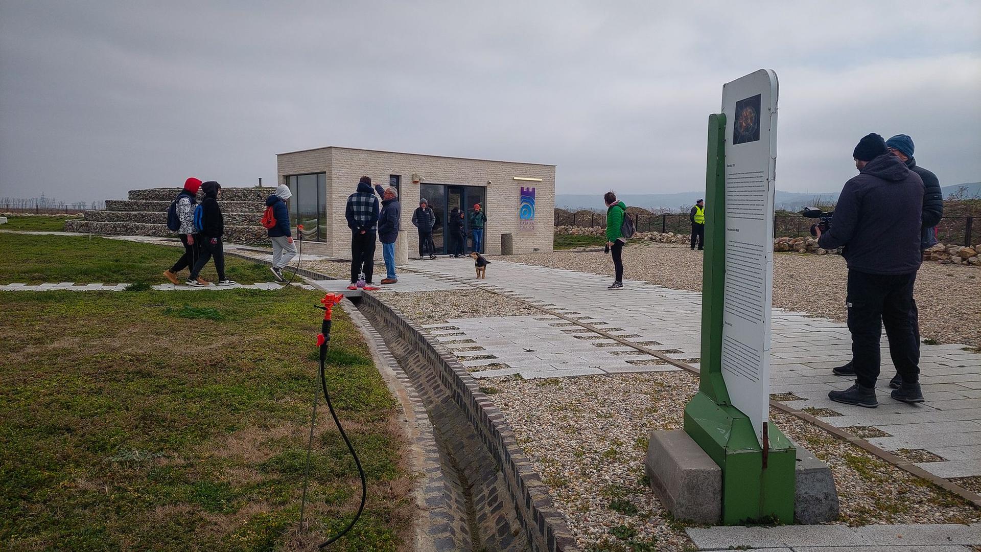 Cetatea Turnu are și un centru dedicat pentru vizitatori. Foto: Ana Coman