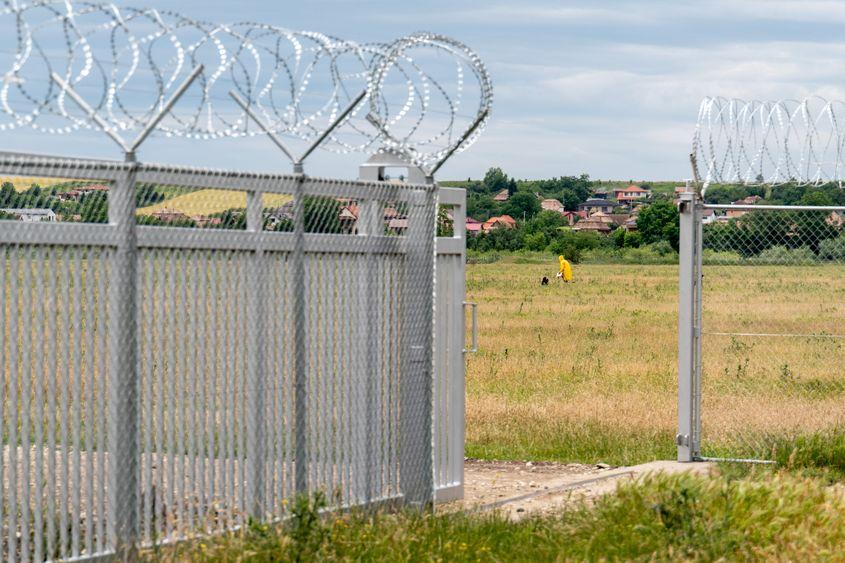 Perimetrul de 84 de hectare al afaceri Quantum Luna din apropierea Cluj-Napoca, o asociere DriverAI, Leviatan Group și E-Infra. Foto: Raul Ștef/PressOne