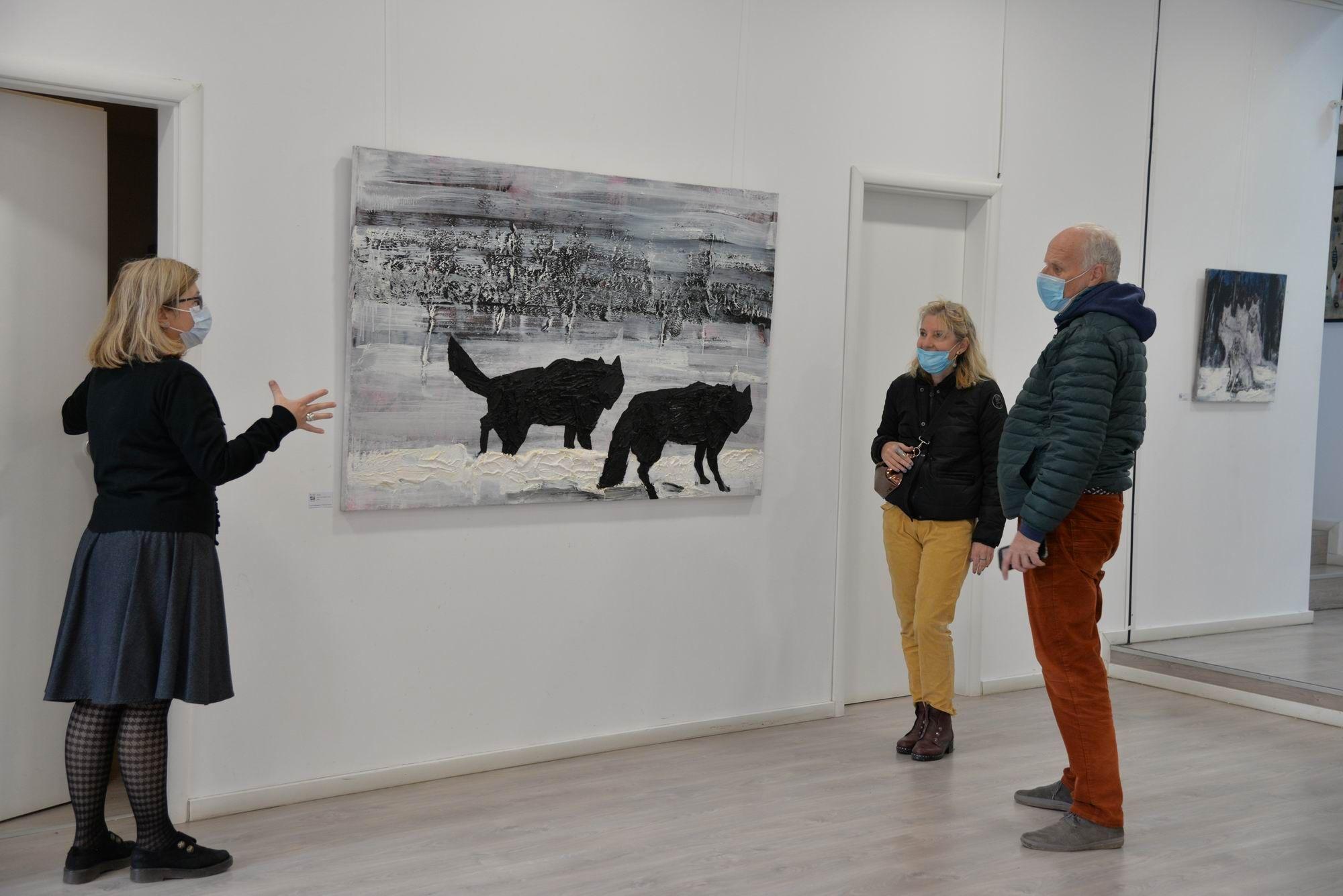 <em><em>Expoziția Gabrielei Culic. Foto Lucian Muntean</em></em>
