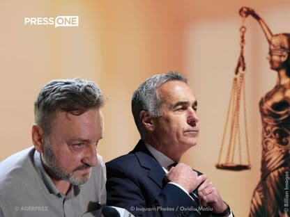 Preotul Ion Negoescu ar fi, potrivit informațiilor depuse în plângerea DIICOT, cel care i-a făcut legătura omului de afaceri Răzvan Leu cu Călin Georgescu. Foto: Agerpres Foto și Inquam Photos / Ovidiu Dumitru Matiu. Colaj realizat de Casiana Fusu