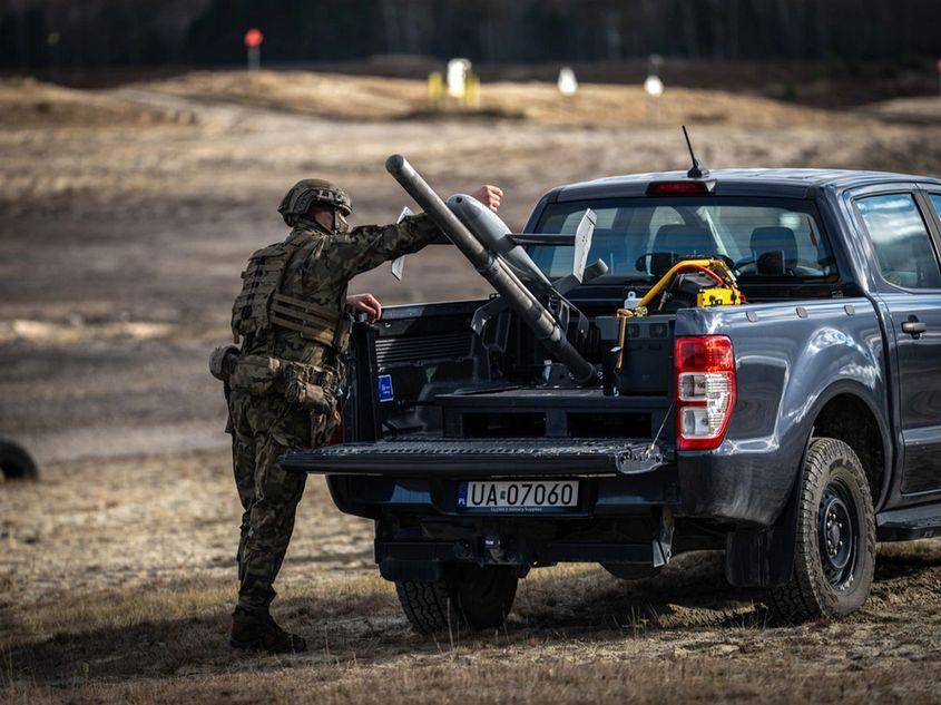 Sistemul Merops, folosit deja în Ucraina. Foto: Photo by Sgt. Luis Garcia / <a target="_blank" href="https://www.dvidshub.net/image/9396979/showcase-c-uas-system-nowa-deba-training-area-poland" target="_blank" rel="noreferrer noopener">10th Army Air and Missile Defense Command</a>