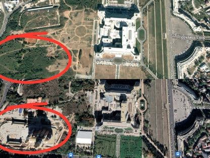 Atunci vs acum. Imaginile din satelit arată cum au dispărut spațiile verzi din București în ultimii 20 de ani